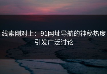 线索刚对上：91网址导航的神秘热度引发广泛讨论